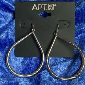 Apt. 9 silver tone earrings